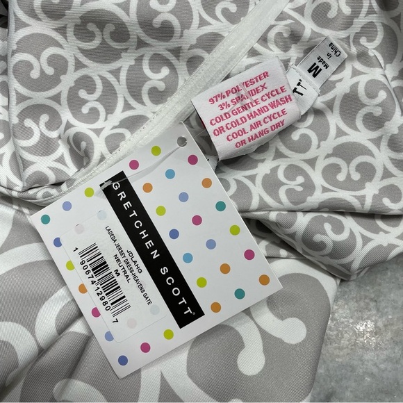 GRETCHEN SCOTT Ladeda jersey dress in heavens gate neutral - Picture 4 of 9